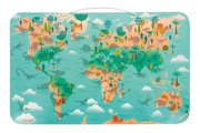 Magnetická hra Mapa sveta Dinosaury Magnetic Dino Planisphere Janod 50 magnetiek od 7 rokov J05836