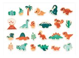Drevené magnetky Dinosaury Dino Magnets Janod 24 kusov od 24 mes J05839