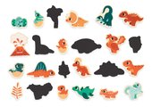Drevené magnetky Dinosaury Dino Magnets Janod 24 kusov od 24 mes J05839