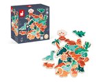 Drevené magnetky Dinosaury Dino Magnets Janod 24 kusov od 24 mes J05839