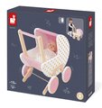Drevený kočík pre bábiku Candy Chic Doll's Pram Janod pre 42 cm bábiku od 18 mes J05886