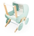 Drevený kočík pre bábiku Zen Doll's Pram Janod s vankúšikom a perinkou pre 42 cm bábiku od 18 mes J05900