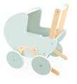 Drevený kočík pre bábiku Zen Doll's Pram Janod s vankúšikom a perinkou pre 42 cm bábiku od 18 mes J05900