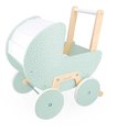 Drevený kočík pre bábiku Zen Doll's Pram Janod s vankúšikom a perinkou pre 42 cm bábiku od 18 mes J05900