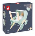 Drevený kočík pre bábiku Zen Doll's Pram Janod s vankúšikom a perinkou pre 42 cm bábiku od 18 mes J05900