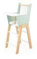 Drevená jedálenská stolička pre bábiku Zen High Chair Janod s vankúšikom pre 42 cm bábiku J05901
