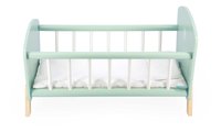 Drevená postieľka pre bábiku Zen Doll's Bed Janod s vankúšikom a perinkou pre 42 cm bábiku J05902