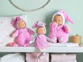 Bábika Babidoux Blossom Garden Mon Doudou Corolle s modrými očami a hrkálkou 20 cm od 0 mes