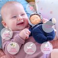Bábika Babidoux Navy Blue Starry Dreams Mon Doudou Corolle s modrými očami a hrkálkou 20 cm od 0 mes