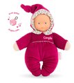 Bábika Babidoux Pink Grenadine Mon Doudou Corolle s modrými očami a hrkálkou 20 cm od 0 mes