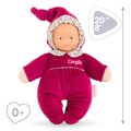 Bábika Babidoux Pink Grenadine Mon Doudou Corolle s modrými očami a hrkálkou 20 cm od 0 mes