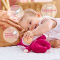 Bábika Babidoux Pink Grenadine Mon Doudou Corolle s modrými očami a hrkálkou 20 cm od 0 mes