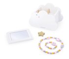 Drevená šperkovnica Jednorožec Jewellery Box Unicorn Janod s náhrdelníkom a náramkom J06462