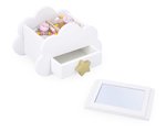 Drevená šperkovnica Jednorožec Jewellery Box Unicorn Janod s náhrdelníkom a náramkom J06462