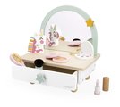 Drevený kozmetický stolík Jednorožec Small Dressing Table Unicorn Janod so zrkadlom 7 doplnkov