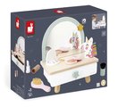 Drevený kozmetický stolík Jednorožec Small Dressing Table Unicorn Janod so zrkadlom 7 doplnkov