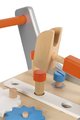 Drevené chodítko a vozík s náradím Magnetic DIY Trolley BricoKids Janod 25 dielov od 18 mes J06478
