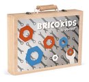 Drevené náradie v kufríku Tool Box BricoKids Janod 9 dielov J06481