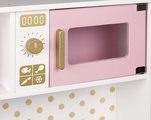Drevená kuchynka Candy Chic Big Cooker Janod s retro dizajnom ružová 6 doplnkov J06554