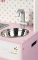 Drevená kuchynka Candy Chic Big Cooker Janod s retro dizajnom ružová 6 doplnkov J06554