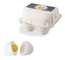 Drevené vajíčka v obale The Little Chef's Eggs Janod 4 magnetické vajíčka J06593