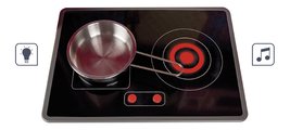 Drevená kuchynka Reverso Big Cooker Janod obojstranná s práčovňou 7 doplnkov J06594