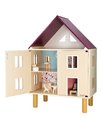 Drevený domček pre bábiky Twist Doll's House Janod 3-poschodový 11 doplnkov