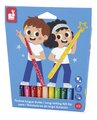 Fixky Long-Lasting Felt-Tip Pens Janod 12 farieb J07406