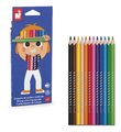 Trojhranné farbičky Colouring Pencils Janod 12 farieb J07408