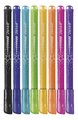 Fixky s trblietkami Glitter Felt-tip Pens Janod 8 farieb J07412