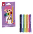Fixky s trblietkami Glitter Felt-tip Pens Janod 8 farieb J07412