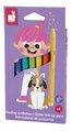 Fixky s trblietkami Glitter Felt-tip Pens Janod 8 farieb J07412