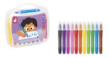 Gélové pastelky Gel Crayons Janod umývateľné 10 farieb J07416