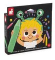 Farebné kriedy na chodník Sidewalk Chalks Janod 6 farieb J07417