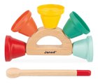 Drevený hudobný nástroj zvončeky Handbell Gioia Janod od 18 mes J07638