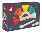Drevený hudobný nástroj zvončeky Handbell Gioia Janod od 18 mes J07638