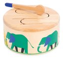 Drevený hudobný nástroj bubon Drum Gioia Janod od 18 mes J07650