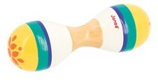 Drevený hudobný nástroj rumbagule Double Head Maracas Gioia Janod 1 kus od 12 mes J07651