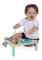 Drevený hudobný stolík Musical Table Gioia Janod xylofón bubon a činely od 12 mes J07655