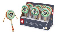 Drevený hudobný nástroj ručný bubienok Monkey Hand Drum Gioia Janod od 24 mes J07660