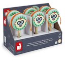 Drevený hudobný nástroj ručný bubienok Monkey Hand Drum Gioia Janod od 24 mes J07660