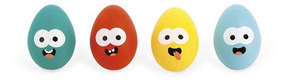 Športová hra Preteky s vajíčkom Egg and Spoon Race Janod pre 4 hráčov J07729