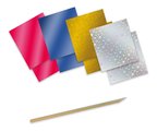 Mini kreatívna sada trblietavé obrázky Magická škola Magic School Atelier Janod od 7 rokov J07732