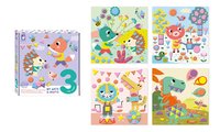 Maxi kreatívna sada geometrické nálepky My Arts&Crafts Geometric Stickers Atelier Janod 9-dielna J07740