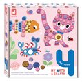 Maxi kreatívna sada okrúhle nálepky My Arts&Crafts Round Stickers Atelier Janod 9-dielna od 4 rokov J07742