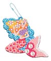Midi kreatívna sada Magický oceán Magic Ocean Diamond Key Rings Atelier Janod trblietavé obrázky s kryštálikmi 700 mini kamienkov od 7 rokov J07793