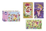 Midi kreatívna sada farebný piesok Víly Glitter Fairies Atelier Janod 6-dielna od 4 rokov J07806