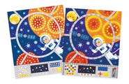 Maxi kreatívna sada Mozaika Vesmír Mosaic Space Atelier Janod 14 listov od 7 rokov J07855