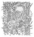 Maxi kreatívna sada Maľovanie Dinosaurus Magic Painting Dinosaur Atelier Janod 6 magických malieb od 6 rokov J07873