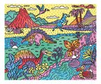 Maxi kreatívna sada Maľovanie Dinosaurus Magic Painting Dinosaur Atelier Janod 6 magických malieb od 6 rokov J07873